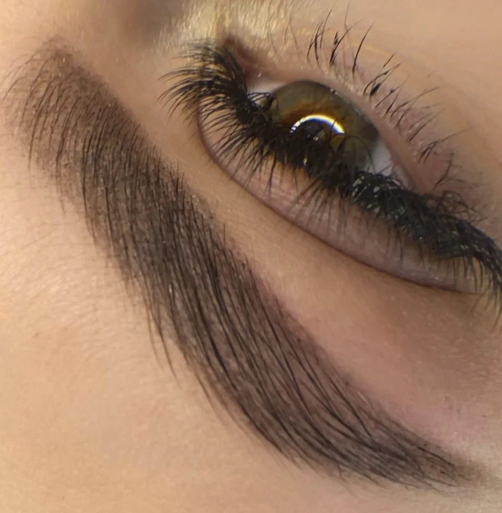 microbladed eyebrows